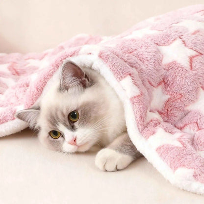 Portable Dog Sleeping Bed Mats Pet Blanket Plush Washable Cat Sofa Bed Mat Home Travel Comfortable Warm Soft Flannel relax Towel