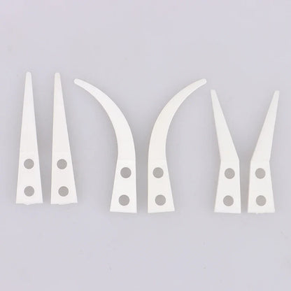 Anti-static Ceramic Tweezers Set | 2pcs Straight and Curved Tip for Electronics Repair