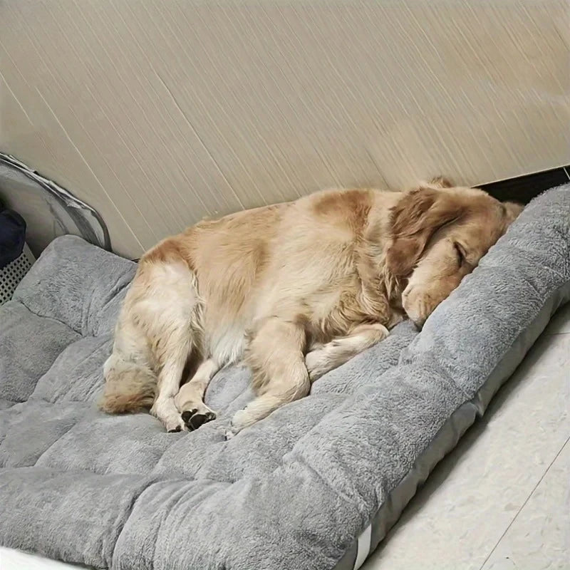Dog Pet Beds 120*60cm Extra Large Plush Dog Bed Sofa Thickened Super Soft Polyester Pet Mat Dog Crate Mat Bed For Large Dog Bed
