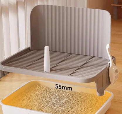 Pet-specific Training Toilet Indoor Pet Cleaning Products Anti-stepping Plastic Dog Pee Pad Holder Removable Net Reusable Tray