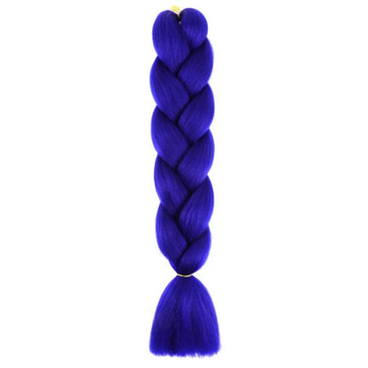 24-Inch Jumbo Box Braiding Hair Extensions | Yaki Straight Synthetic Dreadlocks