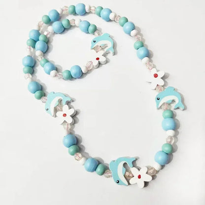 Girl Beads Toys Necklace and Bracelet Set for Girls | Unicorn Princess Jewelry Gift