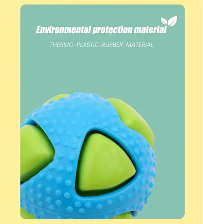 Pet TPR Toy Ball Interaction Pets Relieving Boredom Bite Resistance Small Medium-sized Dog Grinding Sleeping Venting Ball Flash