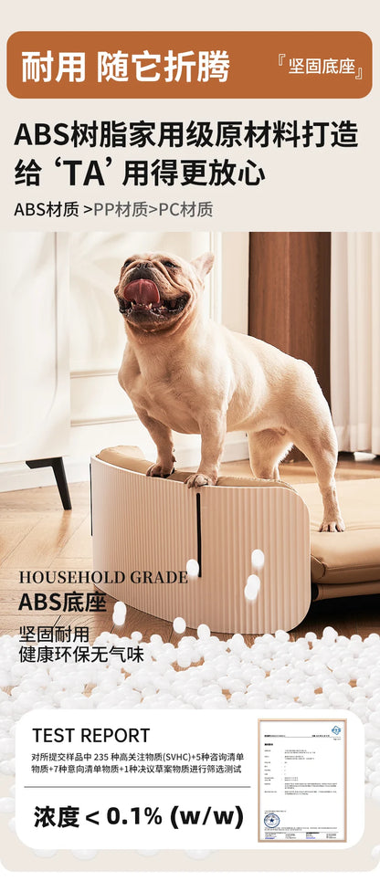 The kennel can be disassembled and washed, the pet sofa is universal cat kennel dog bed for all seasons
