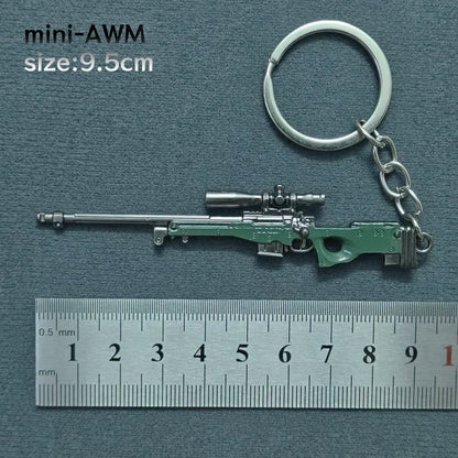 Mini Keychain Pendant 98k Alloy Gun Model | PUBG Battlefield Gift for Men