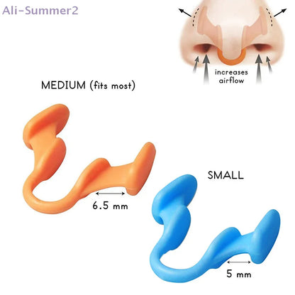 Silicone Anti Snoring Nose Clip | Comfortable Nasal Dilator for Better Sleep