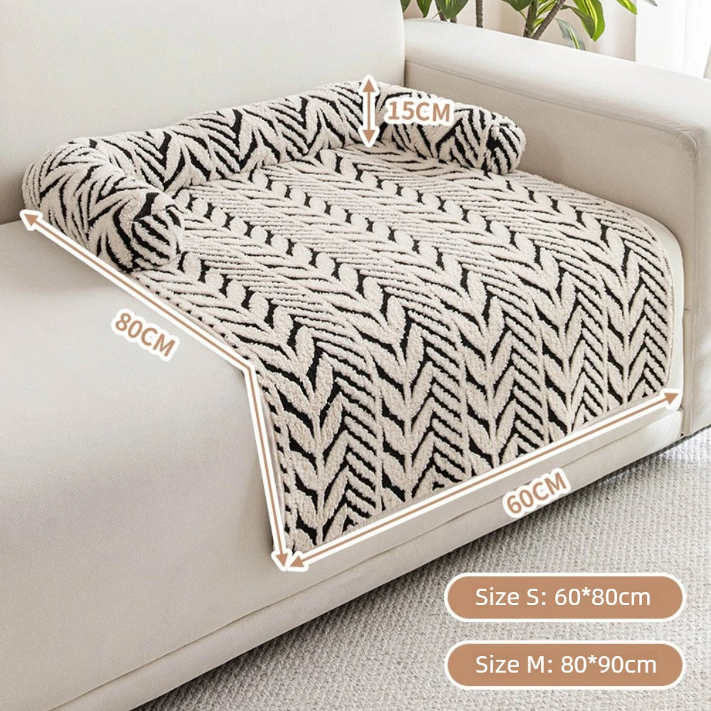 New Pet Mat-Original & Thickened Non-Slip Plush Pet Mat, Warm Sofa Style Dog & Cat Bed, Nordic Pet Accessories for Home
