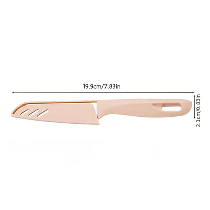 Candy-Colored Portable Fruit Peeler Knife | Stainless Steel Kitchen Gadget