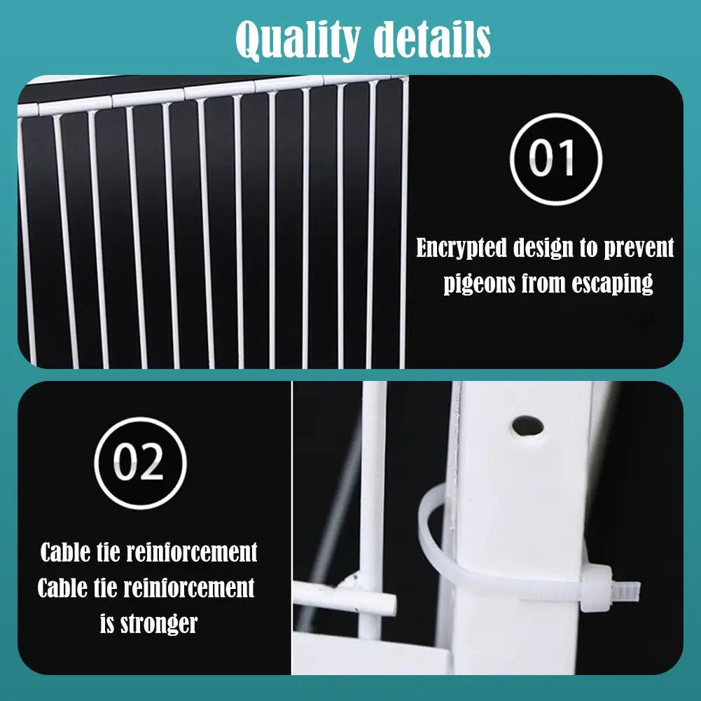 Auto Trap Bird Cage Rabbit Cage Mouse Cage Entry Only No Exit Thickened Encrypted Automatic Pigeon Collecting Portable Bird Cage