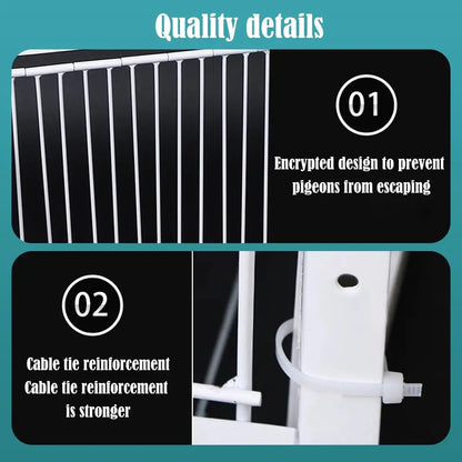Auto Trap Bird Cage Rabbit Cage Mouse Cage Entry Only No Exit Thickened Encrypted Automatic Pigeon Collecting Portable Bird Cage