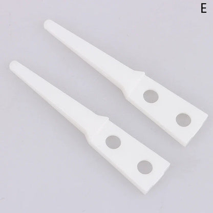 Anti-static Ceramic Tweezers Set | 2pcs Straight and Curved Tip for Electronics Repair