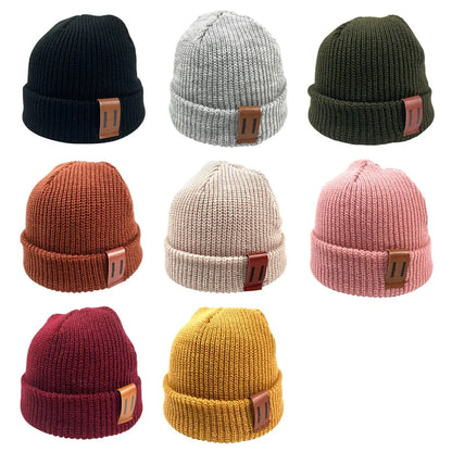 Baby Knit Beanie Hat for Boys and Girls | Warm Winter Ear Protection Cap