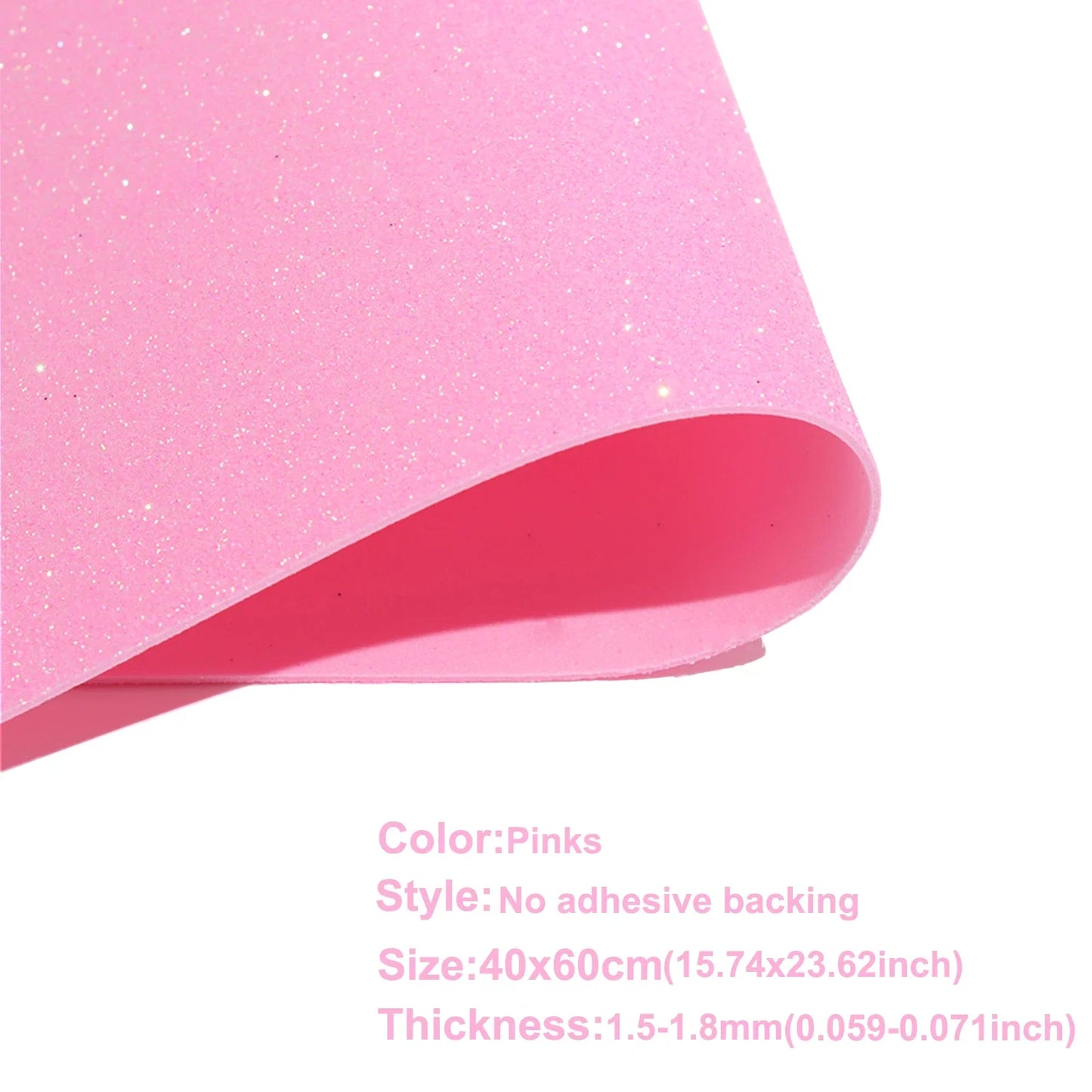 Glitter EVA Foam Sheet 40x60cm | Self-Adhesive Sparkly Foam Paper for DIY Crafts and Decor