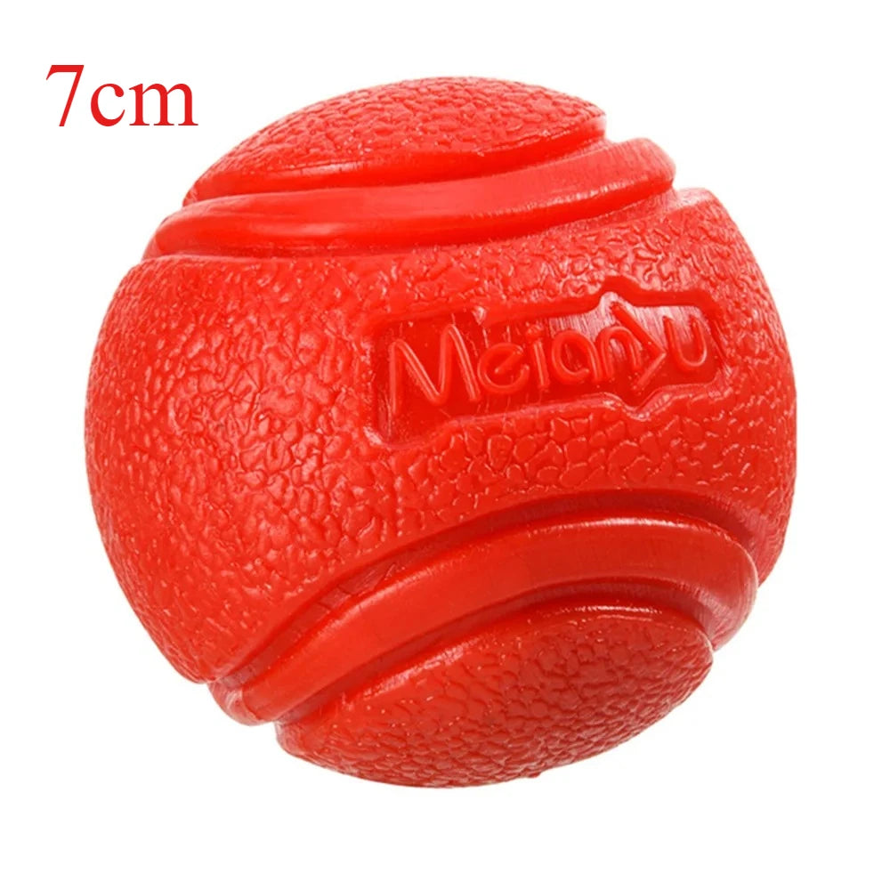 Pet Dog Toys Dog Ball Dog Bouncy Rubber Solid Ball Resistance to Dog Chew Toys Outdoor Throwing and Recovery Training for Dogs