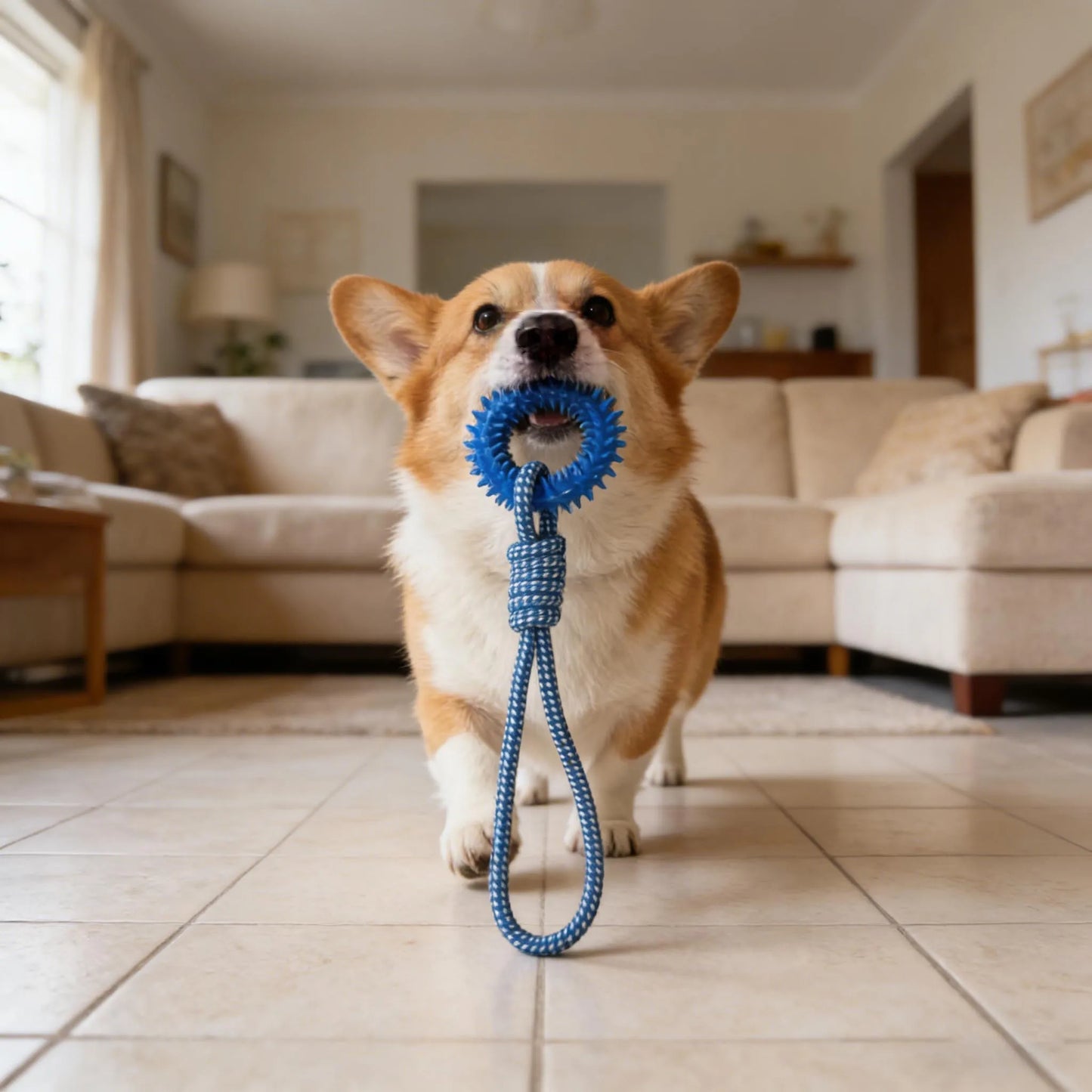 Dog Chew Toy Pet Tug Toy, Pet Interactive Training Toy for Small and Medium Dogs, Inside the room Training toy