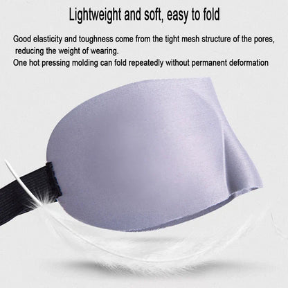 3D Sleeping Mask Eyepatch | Light Blocking Blindfold for Travel and Sleep