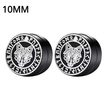 Crystal Magnetic Clip Earrings for Men and Women | Non Piercing Round Zircon Studs