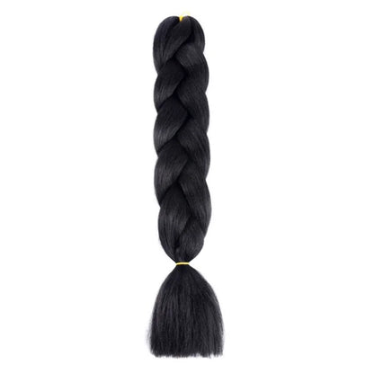 24-Inch Jumbo Box Braiding Hair Extensions | Yaki Straight Synthetic Dreadlocks