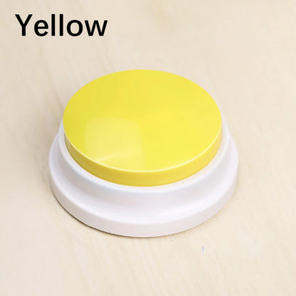 Pet Communication Button Recordable Talking Training Buzzer Cat Dog Toys Talking Starters  Speaking Button Portable Pet Supplies