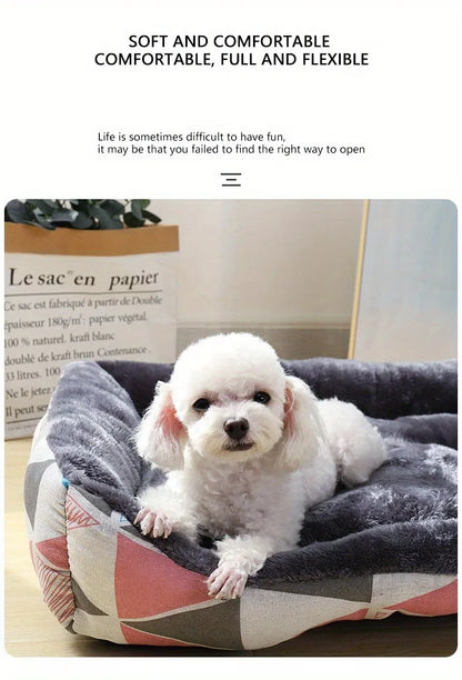 Pet Dog Bed Sofa Mats Winter Pet Products Coussin Chien Accessories Dogs Basket Supplies For Large Medium Small House Cat Bed