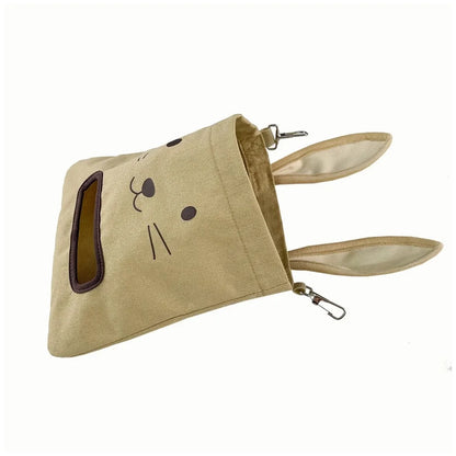 New Rabbit Hanging Hay Bag Shaped Feeding Feed Package Convenient Multiple Colors Available Small Pet Supplies