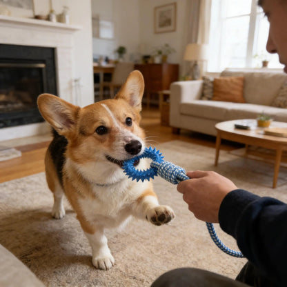 Dog Chew Toy Pet Tug Toy, Pet Interactive Training Toy for Small and Medium Dogs, Inside the room Training toy