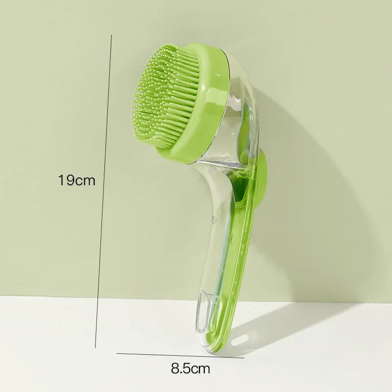 Pet dog bath brush, cat bath brush, bathing massage brush, magical pet bathing and massage scrub brush