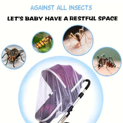 Full Face Baby Stroller Mosquito Net | Breathable Insect Proof Dust Cover