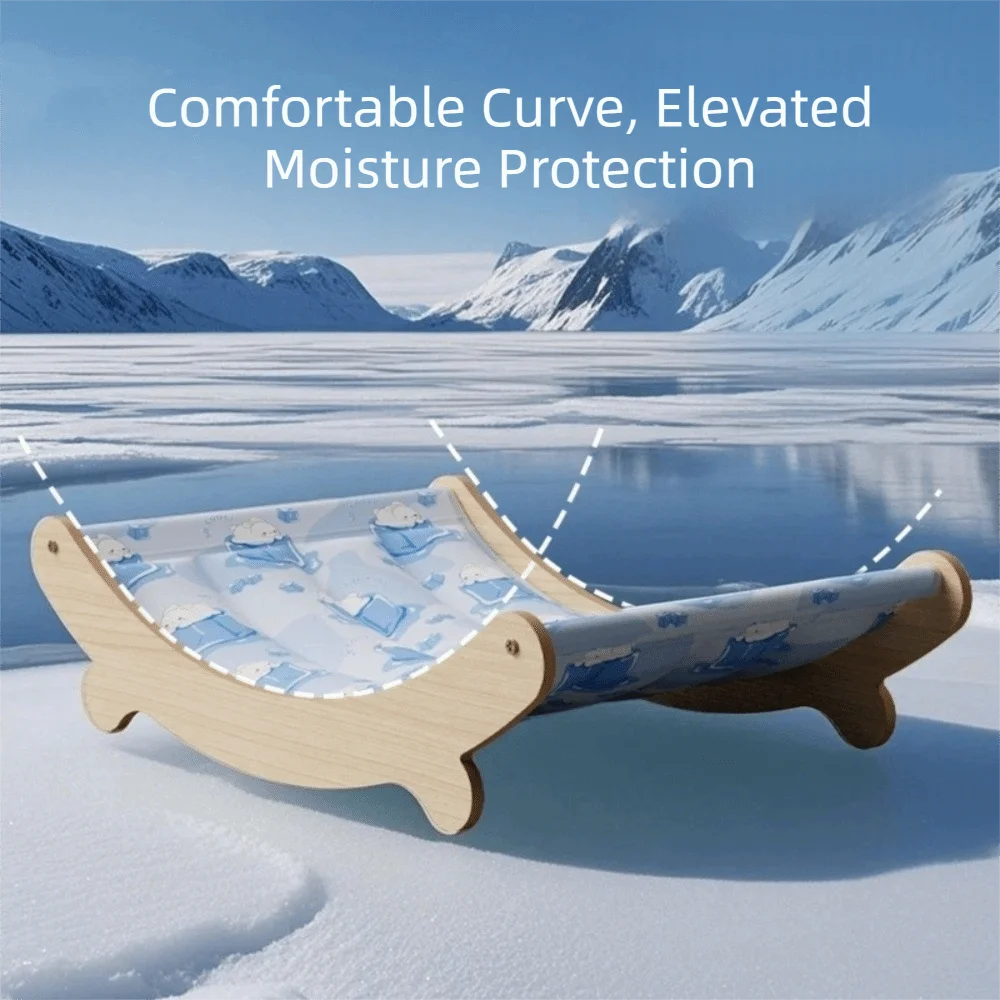 Pet Supplies Detachable Pet Recliner Moisture-proof Comfortable Cat Sofa Bed Waterproof Breathable Summer Cool Nest Living Room