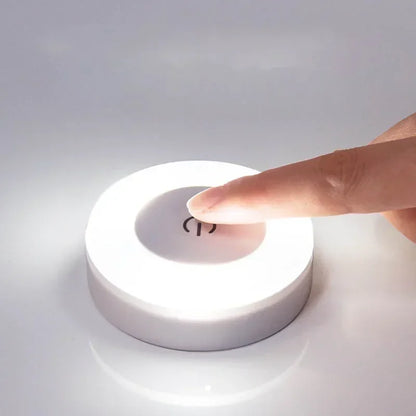 Magnetic Round Book Light | Portable LED Desk Lamp with Touch Sensor