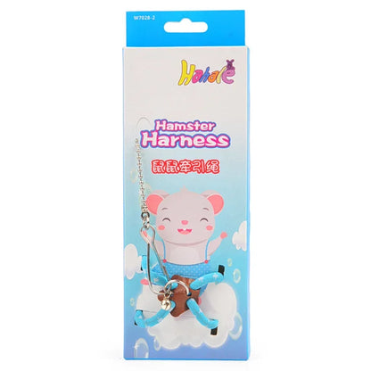Pet Adjustable Soft Harness Bell Leash Set Mouse Hamster Ferrets Rat Pet Pig Leash Hamster Harness Rope Anti-bite Pet Walking
