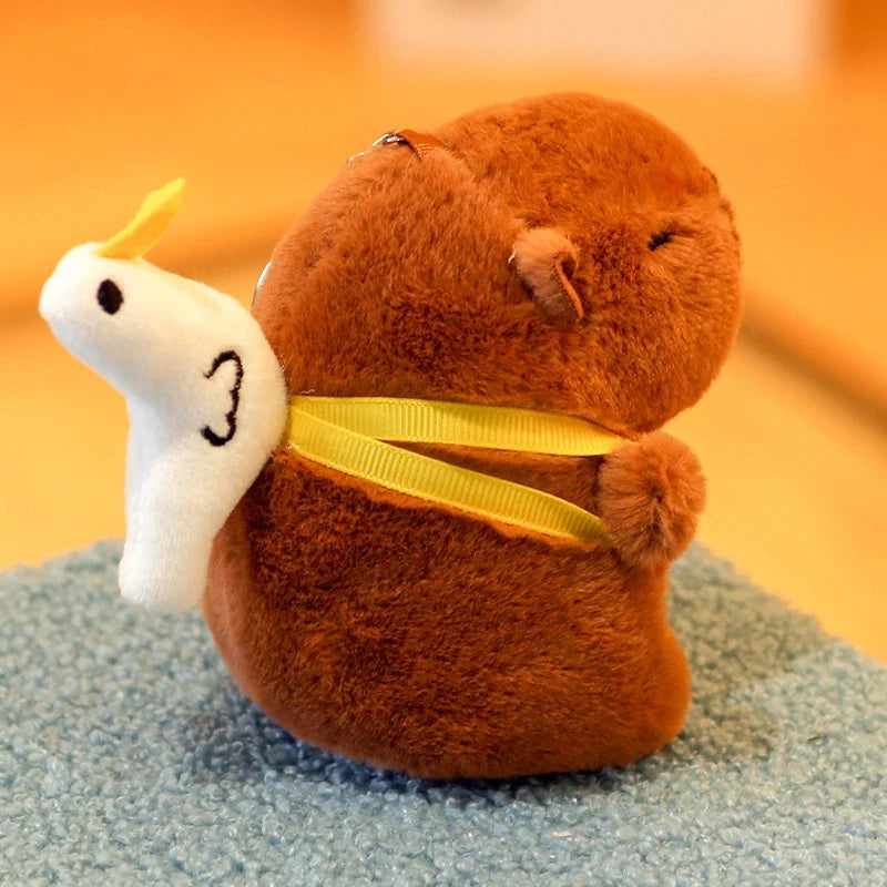 Capybara Plush Keychain | Cartoon Bag Pendant and Car Keyring