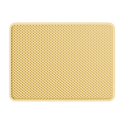 Cat Litter Mat, Double Layer Trapping Mat, Litter Box Filter Pad, Waterproof & Anti-Slip, Prevents Litter Tracking