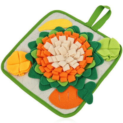 Rabbit Foraging Mat Small Animal Feeding Toy for Hedgehogs Guinea Pigs Chinchilla Snuffle Mat Small Pet Bunny Blanket