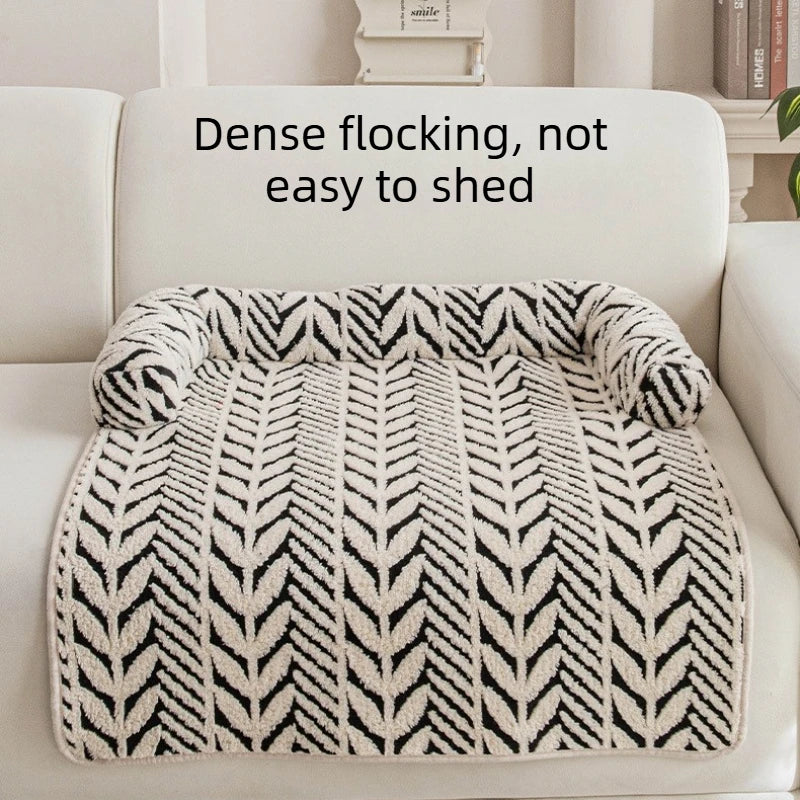 New Pet Mat-Original & Thickened Non-Slip Plush Pet Mat, Warm Sofa Style Dog & Cat Bed, Nordic Pet Accessories for Home
