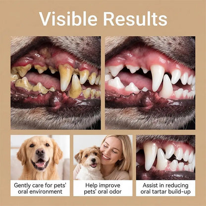 Pet Oral Hygiene Spray,Teeth Cleaning Spray & Breath Freshener, Helps Reduce Plaque and Tartar, Support Healthy Gums for Pets