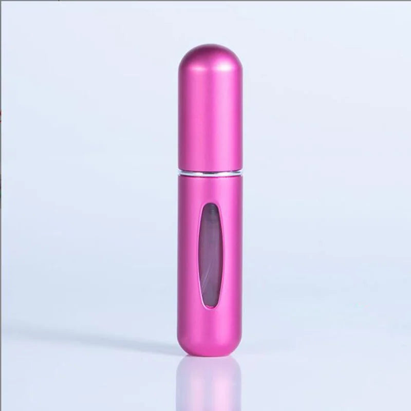 5ml Round-Head Perfume Refill Bottle | Bottom-Fillable Mini Press Spray