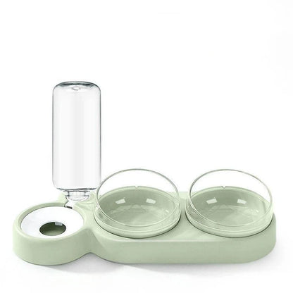 Pet Automatic Feeders 3 Bowl Pet Water Dispenser Feeders Large-diameter Dog Basin Cat Bowls Pet Automatic Feeders Wholesale