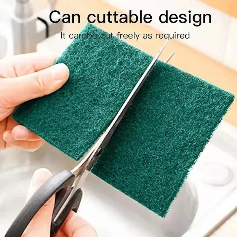 Grit-Free Scrub Pads, 10/30 Pcs - Scratch-Free for Non-Stick Pans, Multipurpose Reusable Kitchen Sponges for Dishes, Pots & Grea
