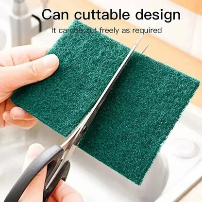 Grit-Free Scrub Pads, 10/30 Pcs - Scratch-Free for Non-Stick Pans, Multipurpose Reusable Kitchen Sponges for Dishes, Pots & Grea