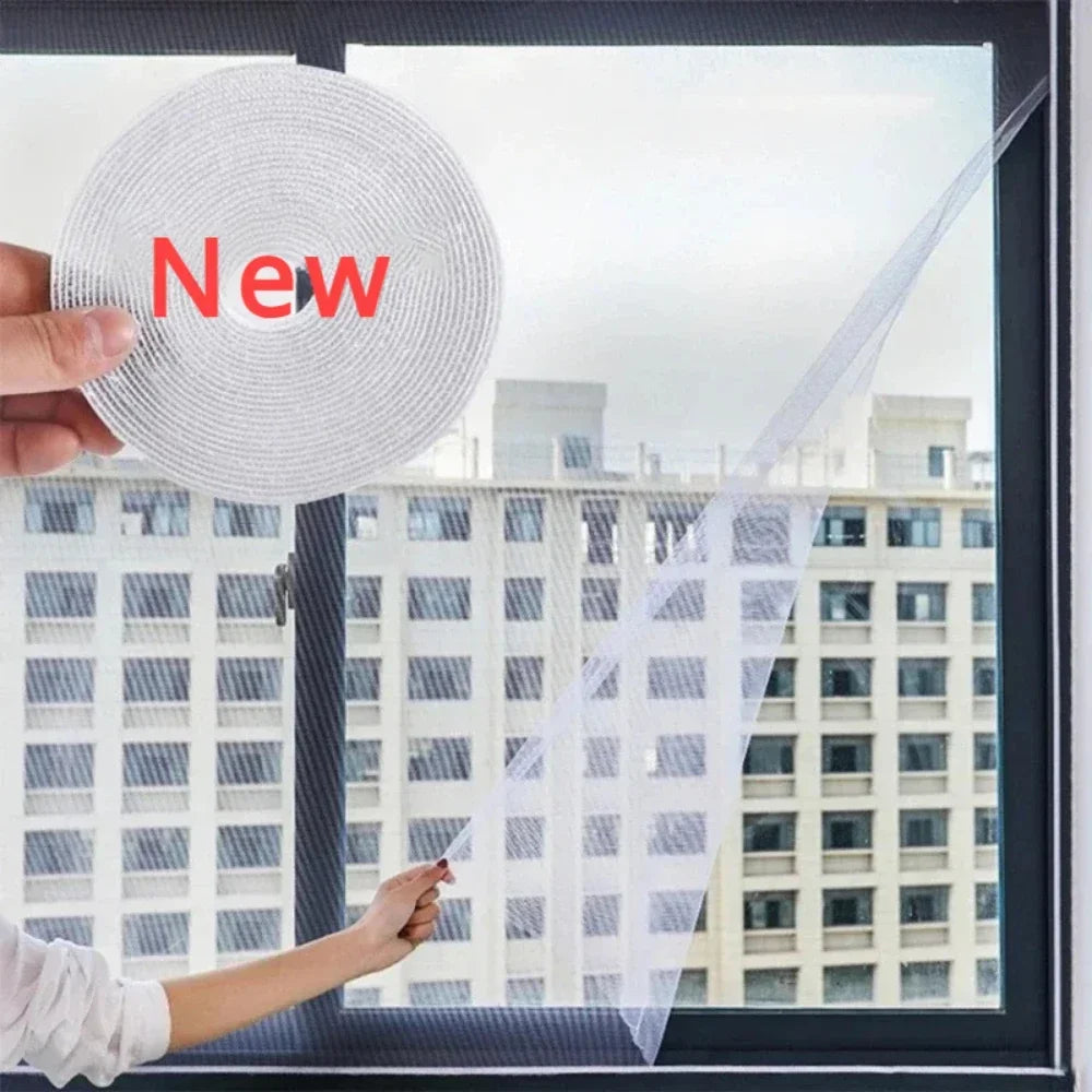Self-Adhesive Mosquito Net for Windows | DIY Fly Screen Curtain