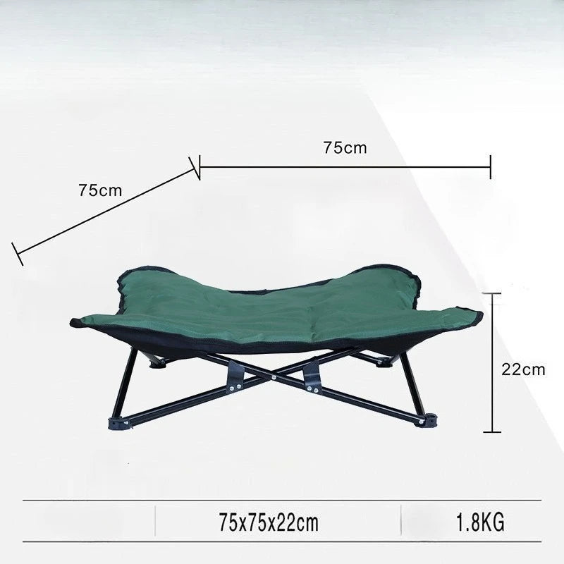 Outdoor Camping Foldable Pet Bed Comfortable Detachable Pads Waterproof Bite Resistant Portable Kennel for Cats and Dogs