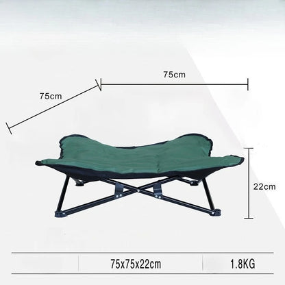 Outdoor Camping Foldable Pet Bed Comfortable Detachable Pads Waterproof Bite Resistant Portable Kennel for Cats and Dogs