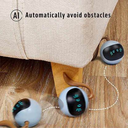 Cat Training Sounds Smart Cat Toys Interactive Ball Toys Dog  Squeaks Dog Cat Play Gravity Ball