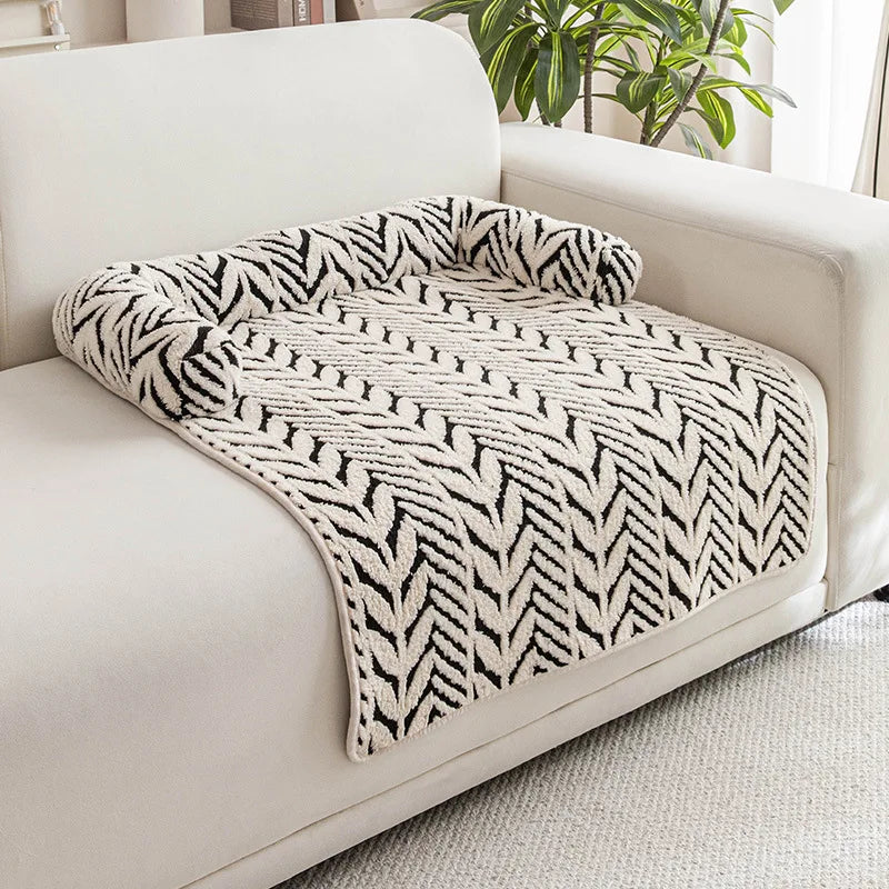 New Pet Mat-Original & Thickened Non-Slip Plush Pet Mat, Warm Sofa Style Dog & Cat Bed, Nordic Pet Accessories for Home