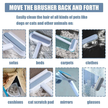 Pet hair remover is suitable for furniture, durable and reusable, washable plush cleaner for dogs and cats, family and outdoor u