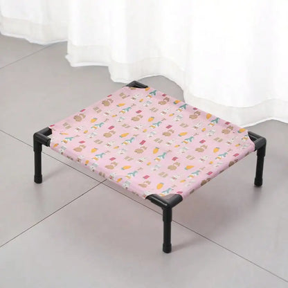 1PC Elevated Pet Bed Raised Small Animal Bed Breathable Washable Cooling Sleep Mat for Rabbit Hamster Cat Puppy Indoor Bed House