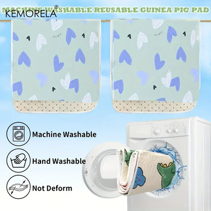 1PC 31x47 Inch Super Absorbent Non-Slip Guinea Pig & Hamster Cage Mat Washable Pet Bedding for Rabbits And Small Animals