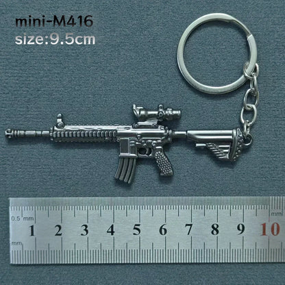 Mini Keychain Pendant 98k Alloy Gun Model | PUBG Battlefield Gift for Men