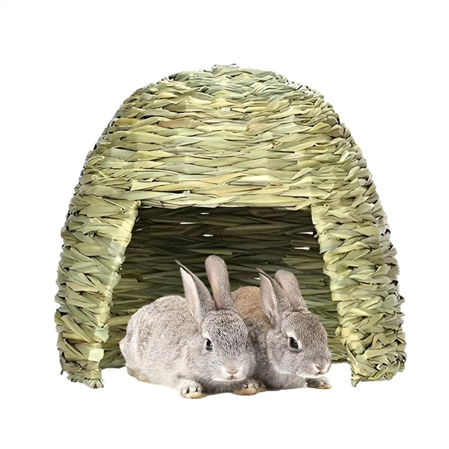 Hamster Grass Cave House For Small Animal Hideouts House Play Cave Habitat Decors For Ferrets Cage Pet Supply